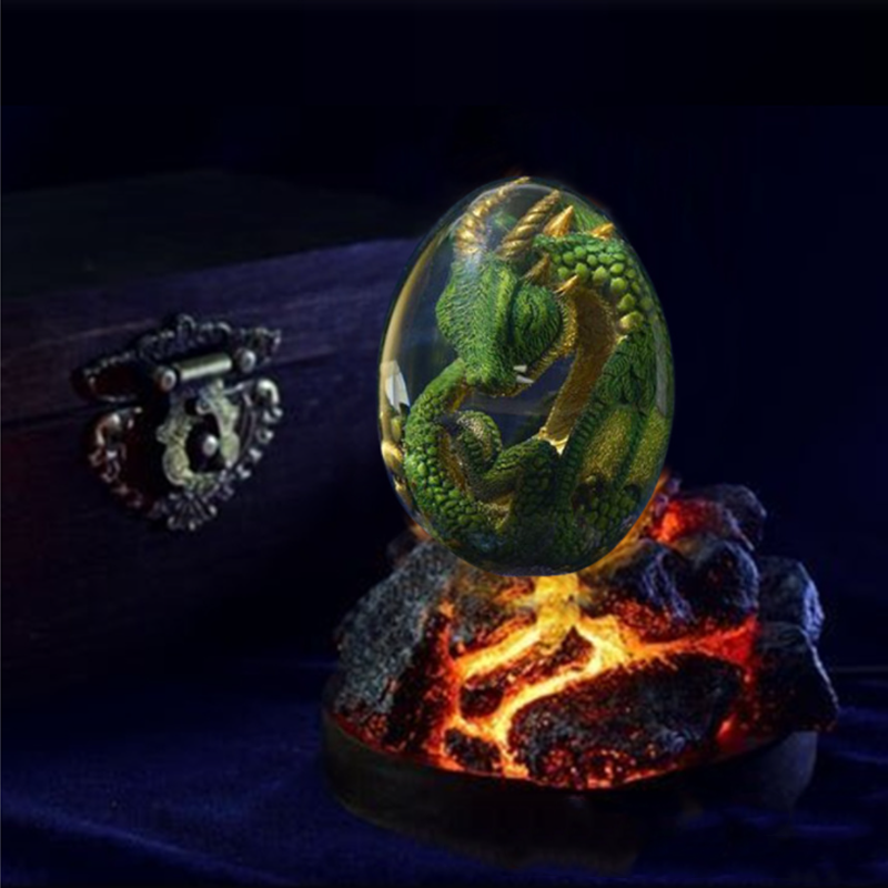 Suvenirgave av harpiks Dragon Egg