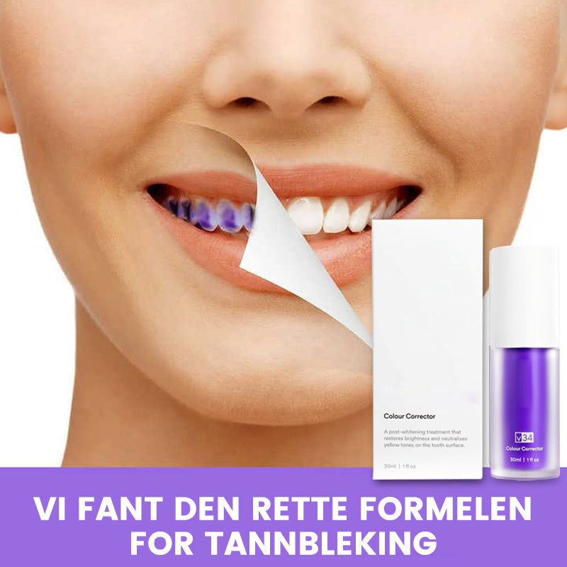 Tannfargekorrigerende serum