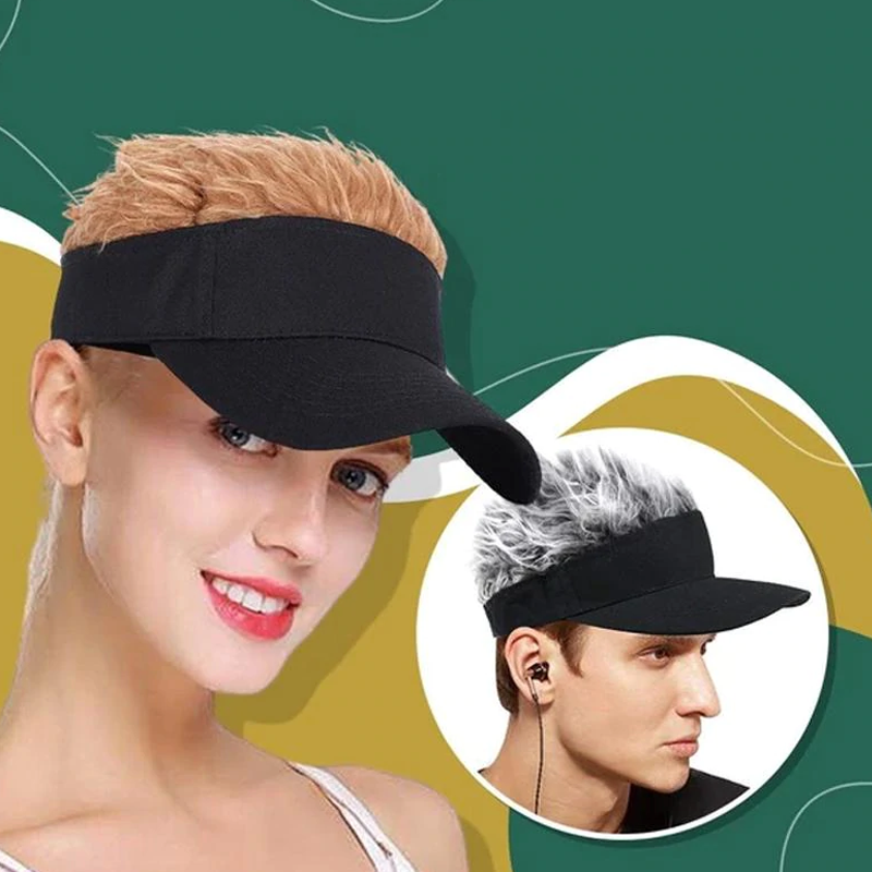 Flair Hair Sun Visor Cap