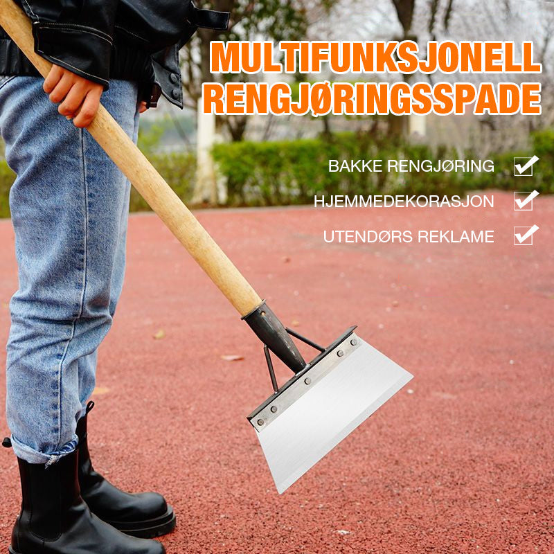 Multifunksjonell rengjøringsspade