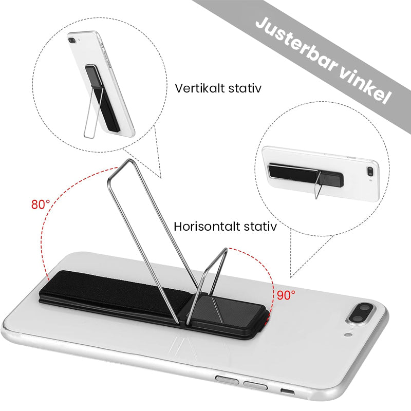 Selvklebende telefonstativ og grep