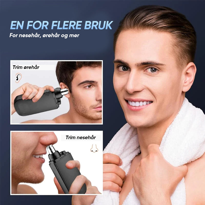 Bærbar nesehårtrimmer