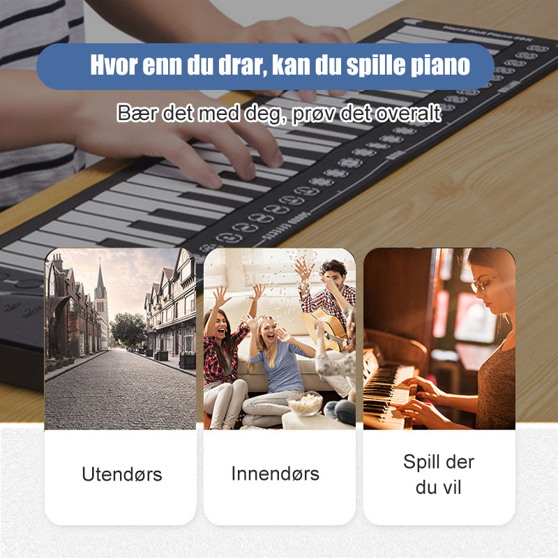 Sammenrullbart Digitalt Piano