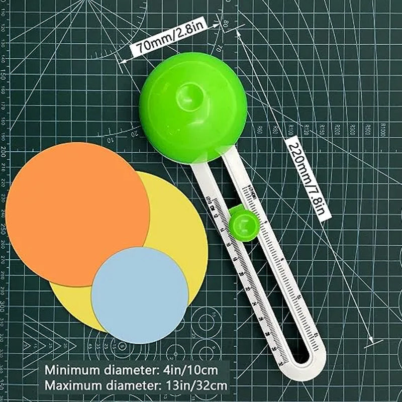 Enkel rund skjærekniv i plast Modell