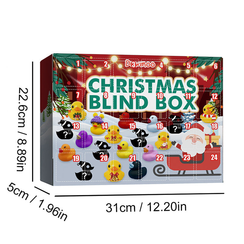 Adventskalender 2023 - 24 gummi-ender for barn