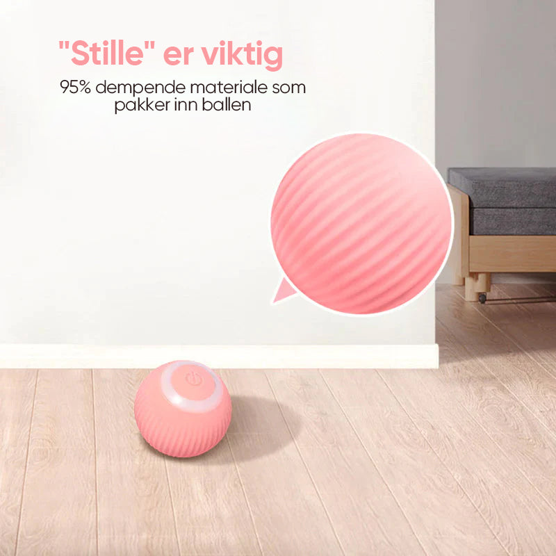 【Godt salg】 Intelligent elektrisk selvrullende katteleketøyball