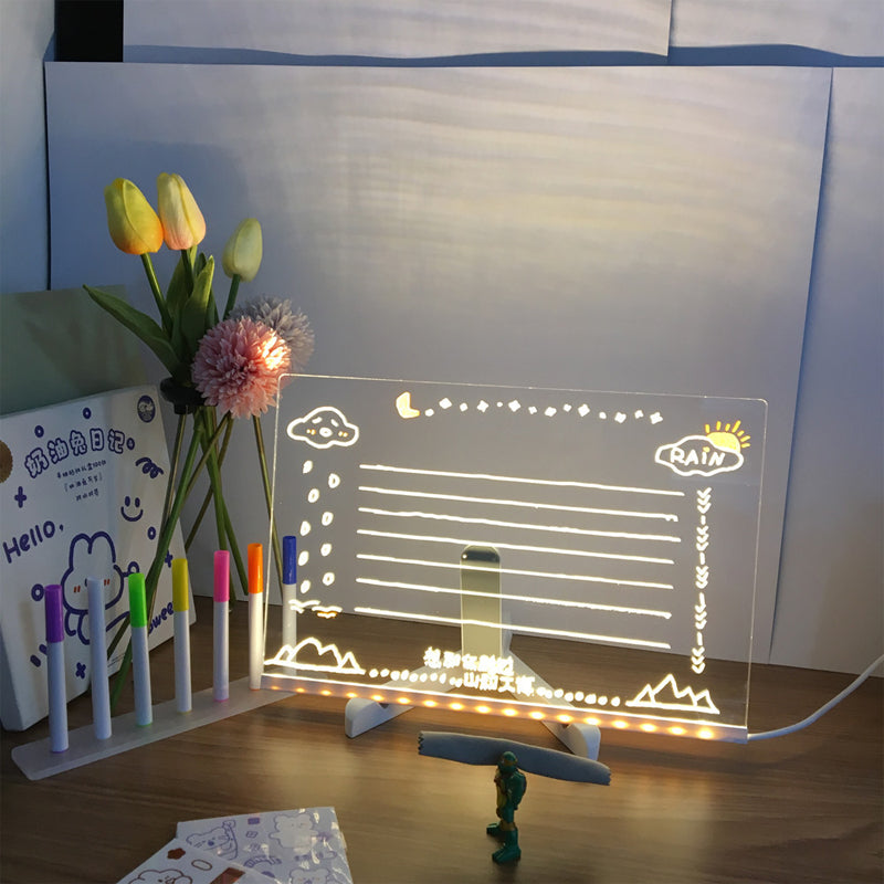 LED Note Board med farger