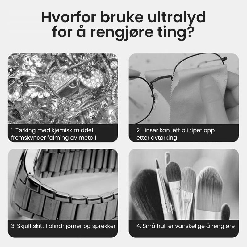 Ultralyd rengjøringsmaskin