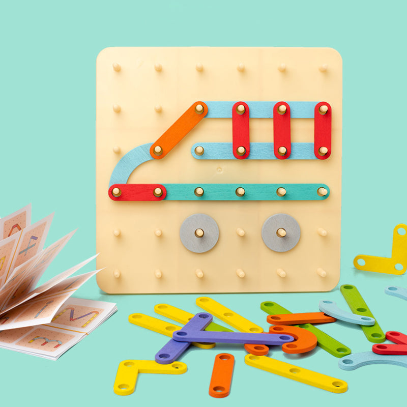 Montessori Pegboard Puslespill