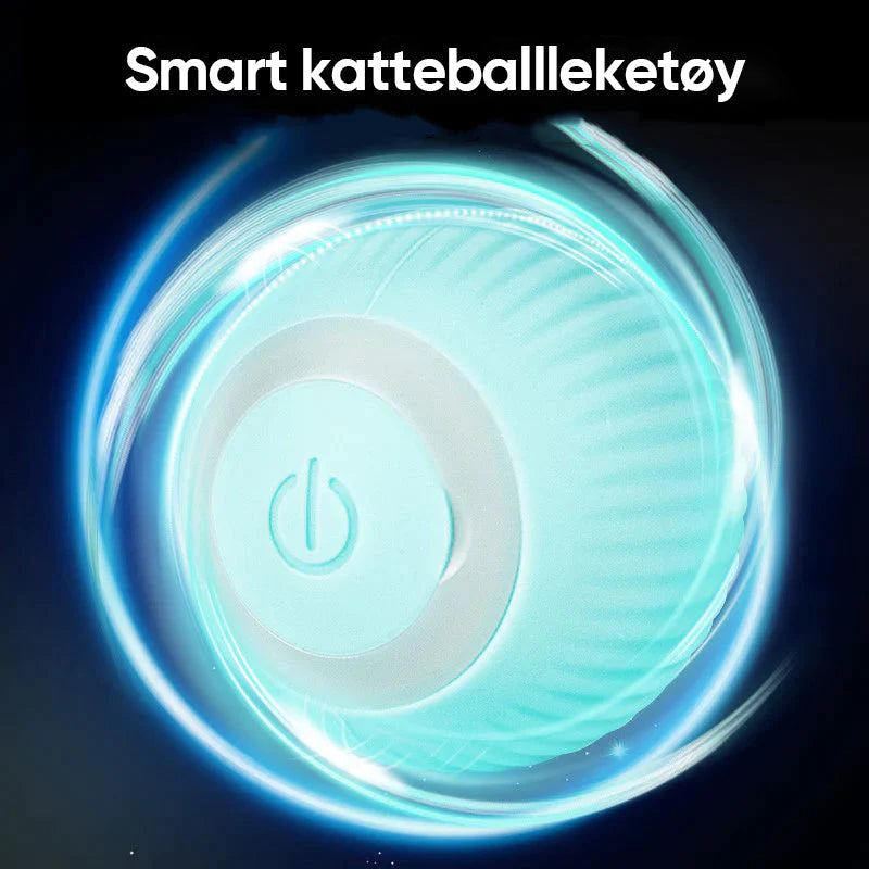 【Godt salg】 Intelligent elektrisk selvrullende katteleketøyball