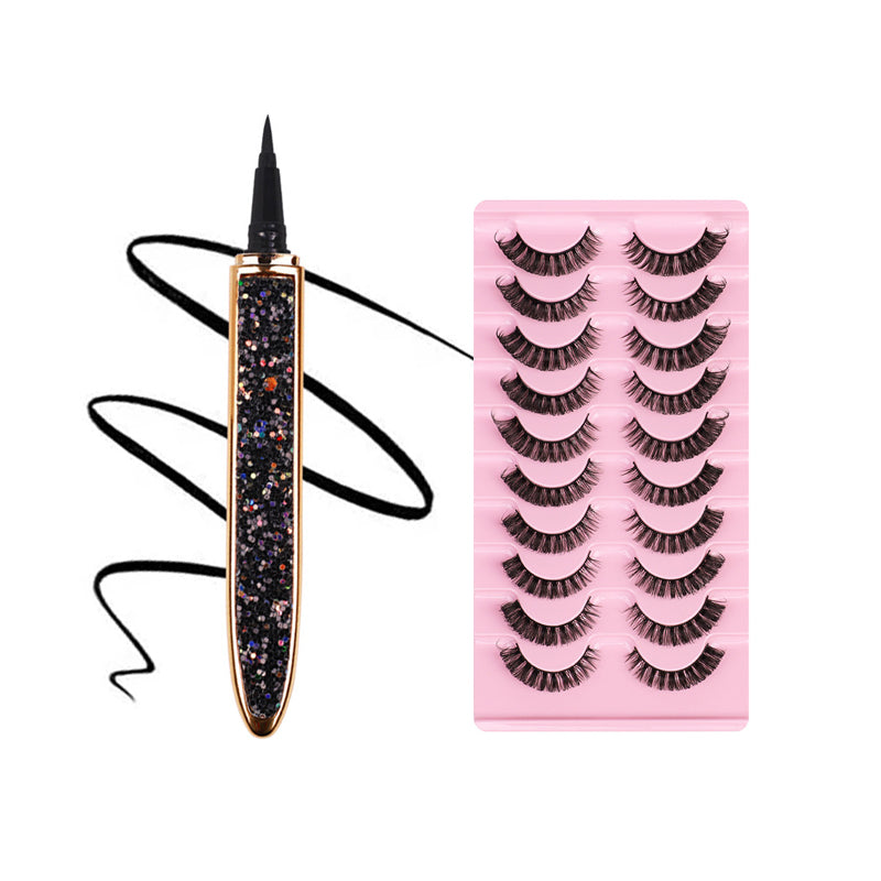 Selvklebende Long Lasting Eyeliner Eyelash Lim Pencil